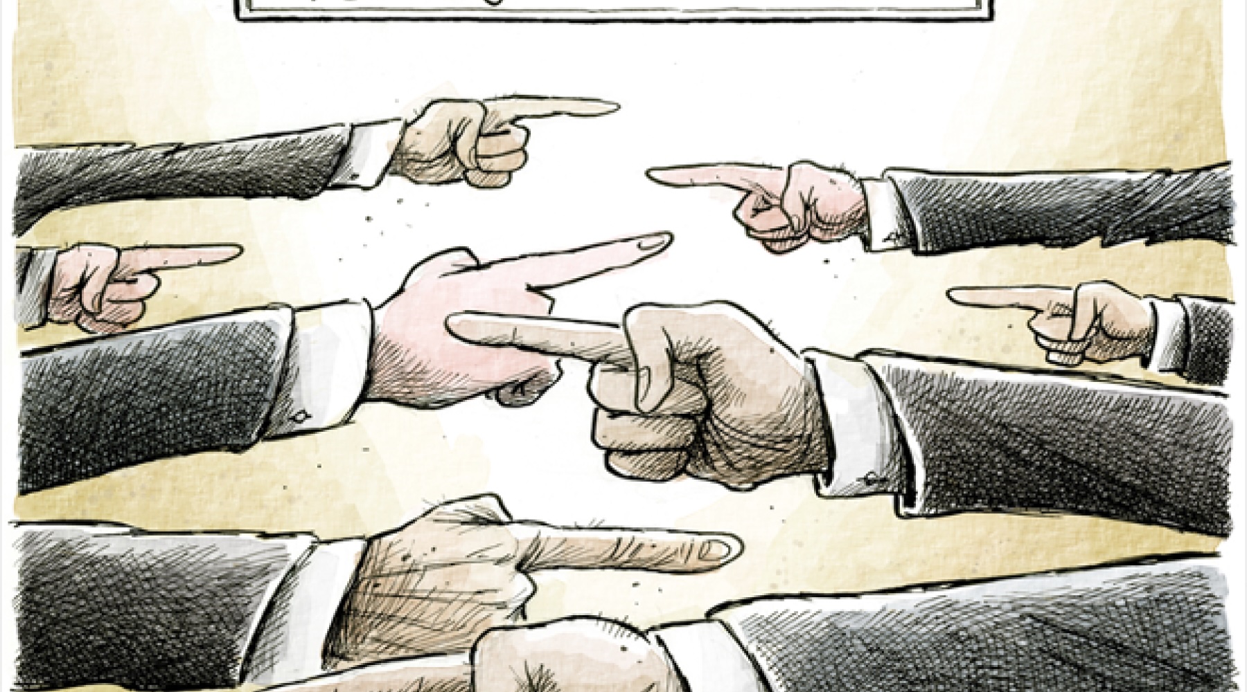 pointing political fingers